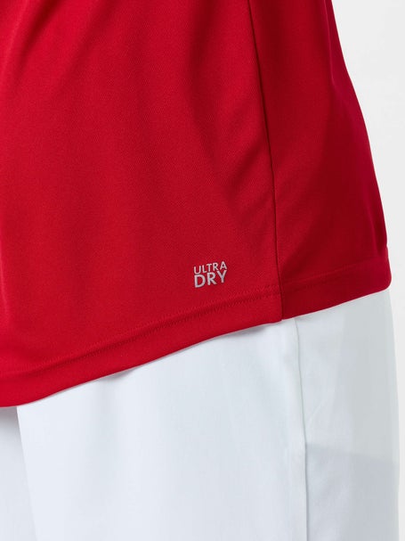 Lacoste Mens Raglan Polo - Red