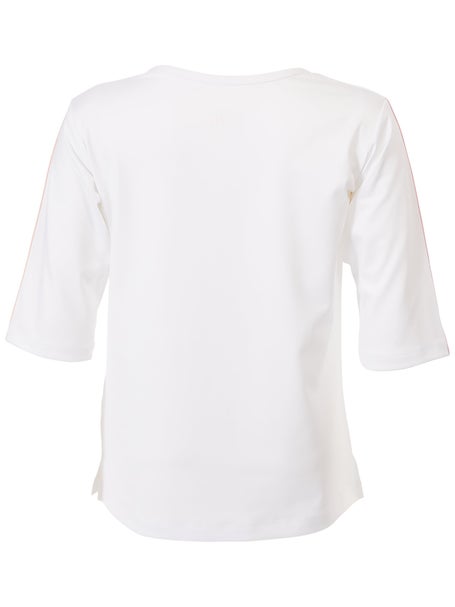 Li Mi Girls Carnival Lights 3/4 Sleeve Stripe Top