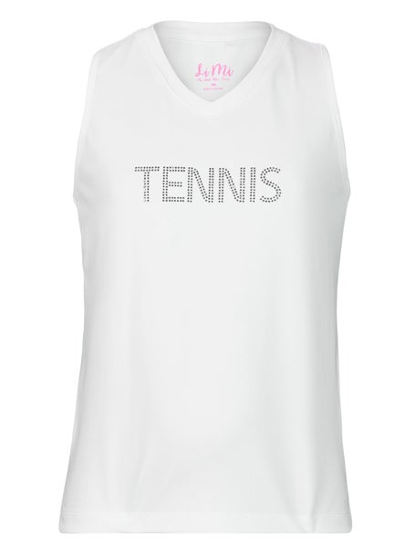 Li Mi Girls Rose Cottage Courts V-Neck Bling Tank