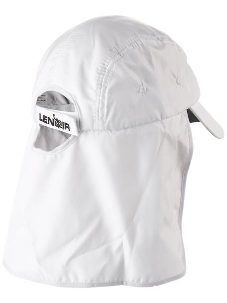 Lenoir Sun Flap Sports Hat White