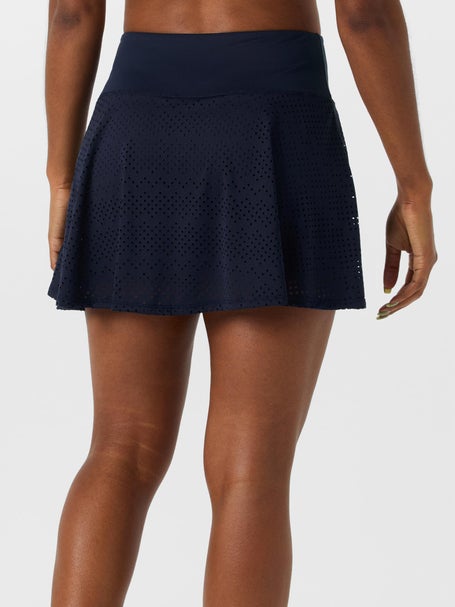 LIJA Womens Club Vibes Patina Laser Cut Skirt