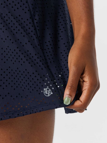 LIJA Womens Club Vibes Patina Laser Cut Skirt