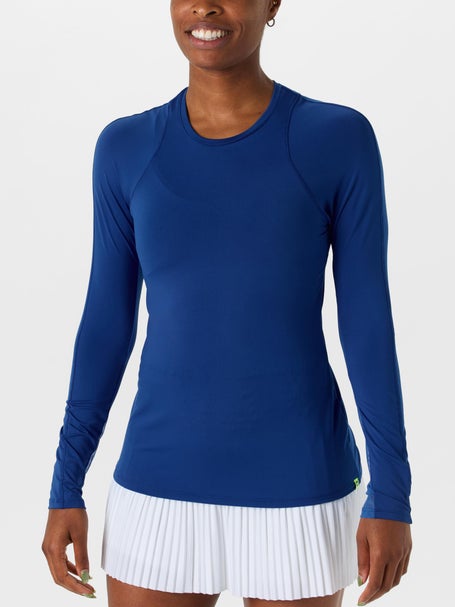 Lucky In Love Womens L-UV Breeze Long Sleeve - Blue