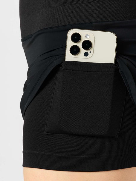 Lucky in Love Womens Baseline Skirt - Black