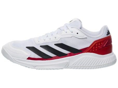 adidas CourtQuick Padel Wh/Black/Orange Mens Shoes