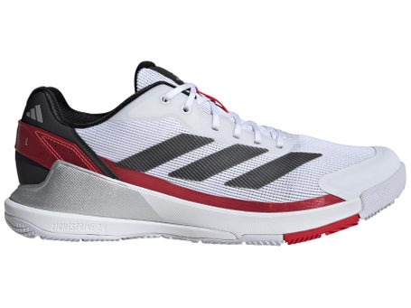 adidas CrazyQuick LS Padel Wh/Bk/Red Mens Shoes
