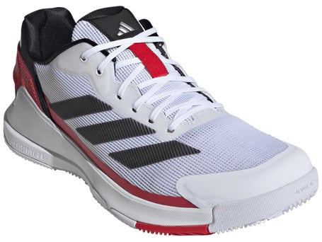 adidas CrazyQuick LS Padel Wh/Bk/Red Mens Shoes