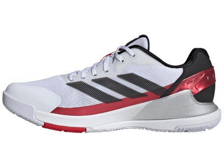 adidas CrazyQuick LS Padel Wh/Bk/Red Mens Shoes