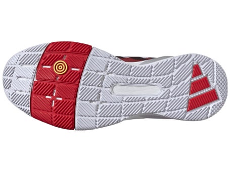 adidas CrazyQuick LS Padel Wh/Bk/Red Mens Shoes