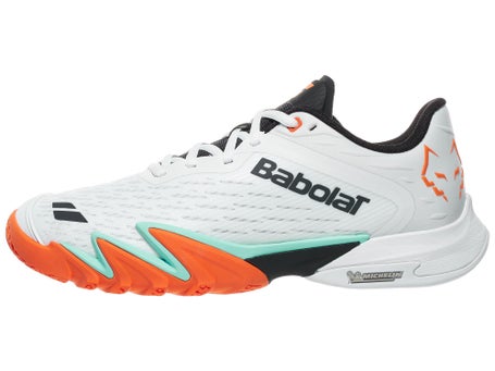 Babolat Premura 3 Lebron White/Orange Mens Shoes