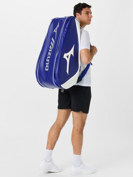 Mizuno Tour Staff 10 Pack Racquet Bag White/Blue