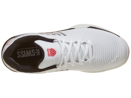 KSwiss Hypercourt Express 2 White/Black/Red Mens Shoes