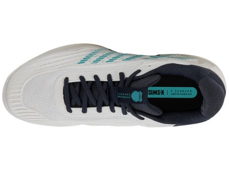 KSwiss Hypercourt Express 3 White/Baltic Mens Shoes