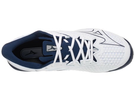 Mizuno Wave Exceed Tour 6 Clay Wh/Blue Mens Shoes