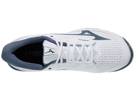 Mizuno Wave Exceed Tour 7 Clay White/Blue Mens Shoes