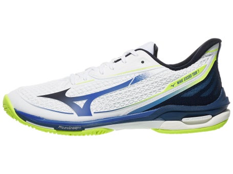 Mizuno Wave Exceed Tour 7 White/Dazzle Blue Mens Shoes