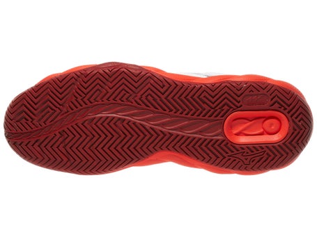 Mizuno Wave Enforce Court White/Red Mens Shoes 