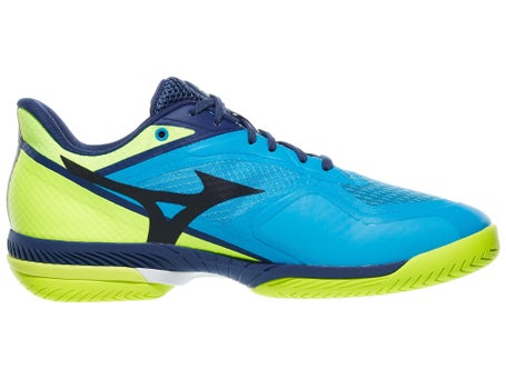 Mizuno Wave Strike Blue/Yellow Mens Pickle Shoes 