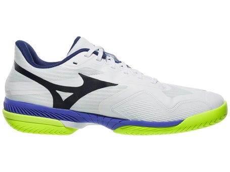 Mizuno Wave Exceed Court White/Dazzle Blue Mens Shoes