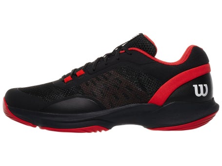 Wilson Hurakn Pro V2 Padel Black/Red Mens Shoes