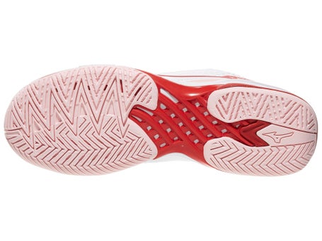 Mizuno Wave Exceed Tour 7 White/Red Womens Shoes 