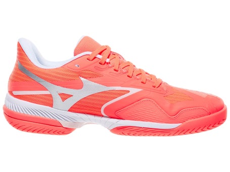 Mizuno Wave Exceed Court Coral/White Womens Shoes