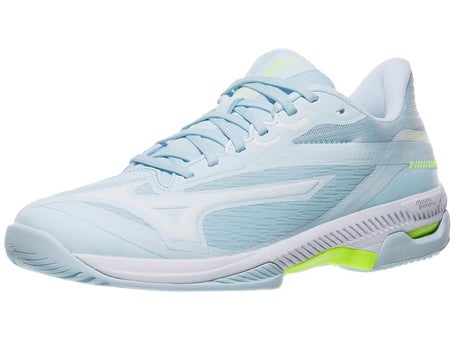 Mizuno Wave Exceed Court Ice Water/Yellow Womens Shoes