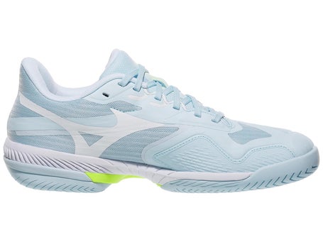 Mizuno Wave Exceed Court Ice Water/Yellow Womens Shoes