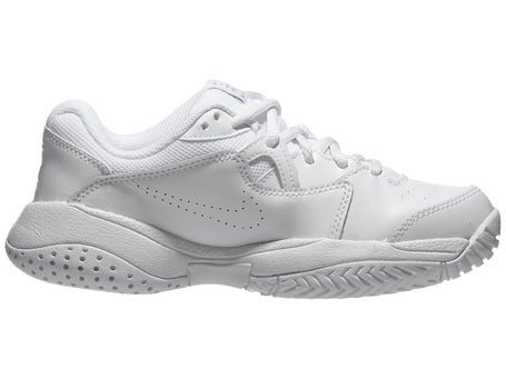 Nike Court Lite 2 White/Silver Junior Shoes