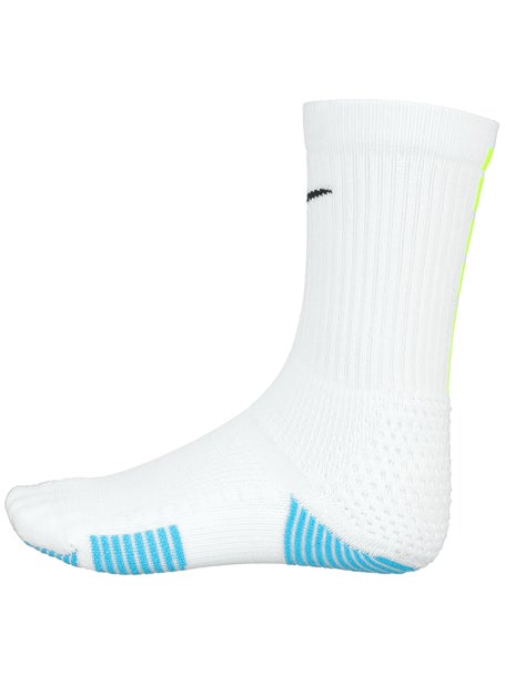 Nike Elite 2.0 Crew Sock White/Volt