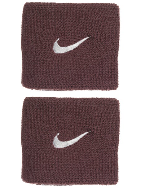 Nike Tennis Premier Singlewide Wristband Burgundy/Sil