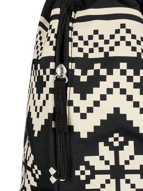 Nike Heritage Fair Isle Drawstring Bag - Black