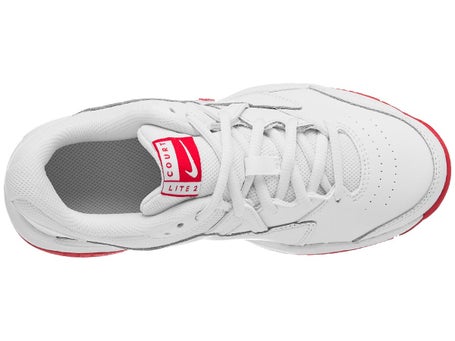 Nike Court Jr Lite White/Red Junior Shoes