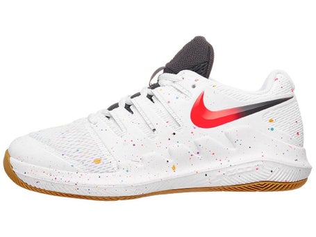 Nike Court Vapor White/Crimson/Aqua Junior Shoes