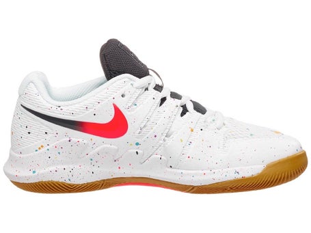 Nike Court Vapor White/Crimson/Aqua Junior Shoes