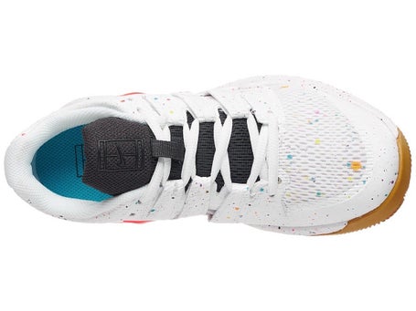 Nike Court Vapor White/Crimson/Aqua Junior Shoes