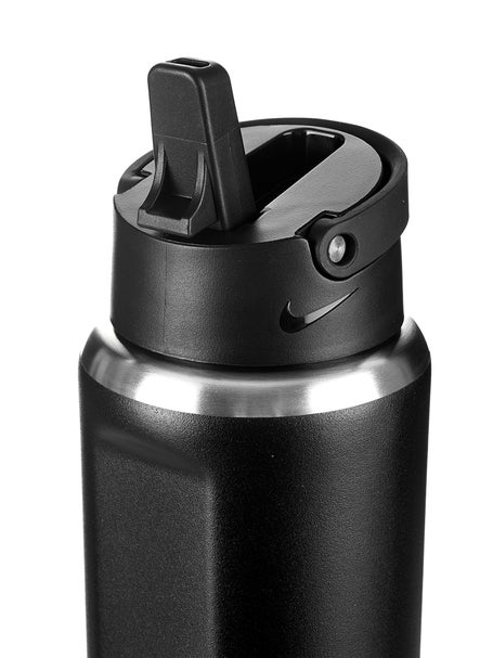 Nike SS Recharge Straw Water Bottle 24oz - Black
