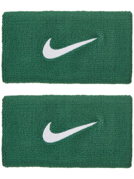 Nike Summer Premier Doublewide Wristband Gorge Green/Wh