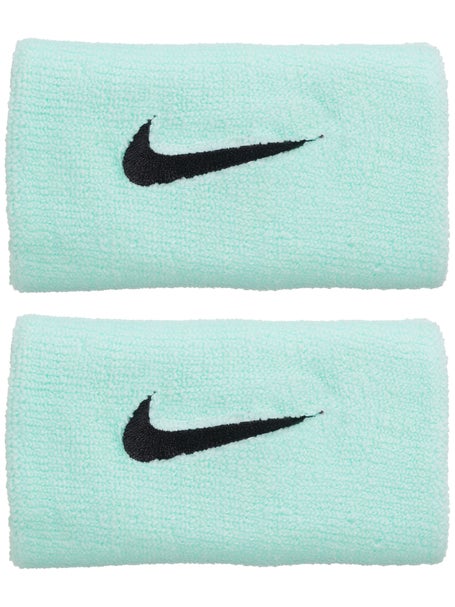 Nike Fall Premier Doublewide Wristbands Mint Foam/Blk