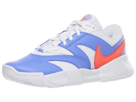 Nike Court Lite 4 White/Mango/Royal Womens Shoe 