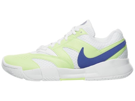 Nike Court Lite 4 White/Sapphire/Lime Womens Shoes