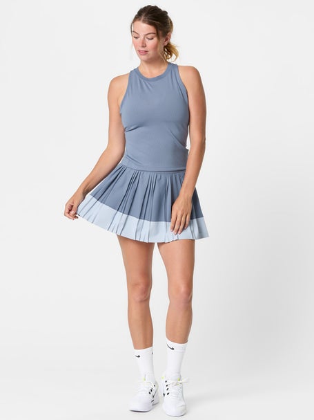 Nike Womens Fall Advantage Pleat Stripe Skirt