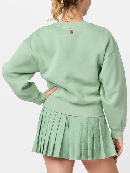Nike Womens Summer Court Crop Fleece Crewneck