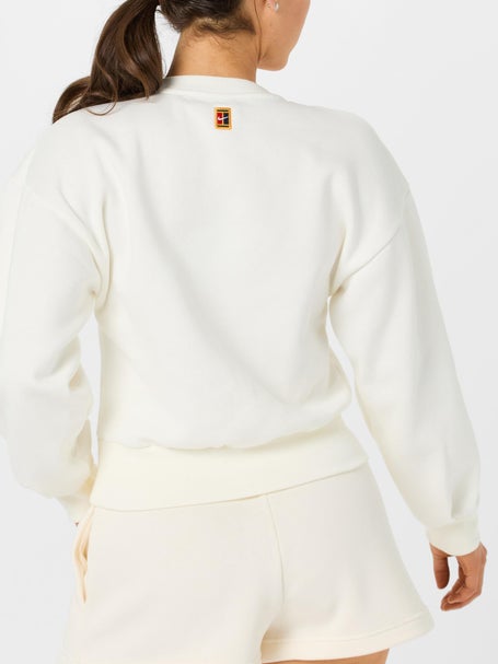 Nike Womens Summer Court Crop Fleece Crewneck