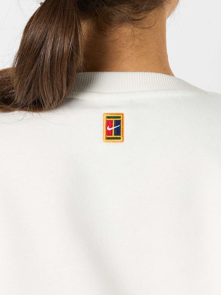 Nike Womens Summer Court Crop Fleece Crewneck