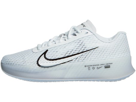 Nike Zoom Vapor 11 White/Silver Womens Shoes