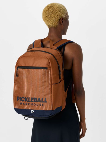 Pickleball Warehouse Backpack Bag Brown