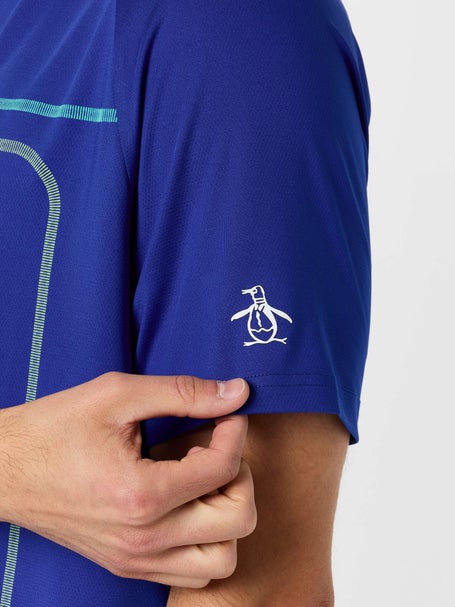 Penguin Mens Summer Linear Block Top