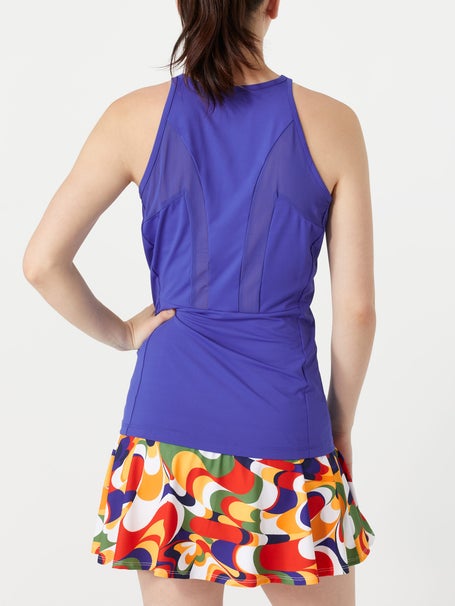 Penguin Womens Summer Illusion Mesh Back Tank