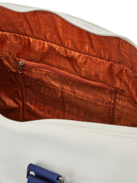 Wilson Roland Garros Duffel Bag White/Navy/Clay